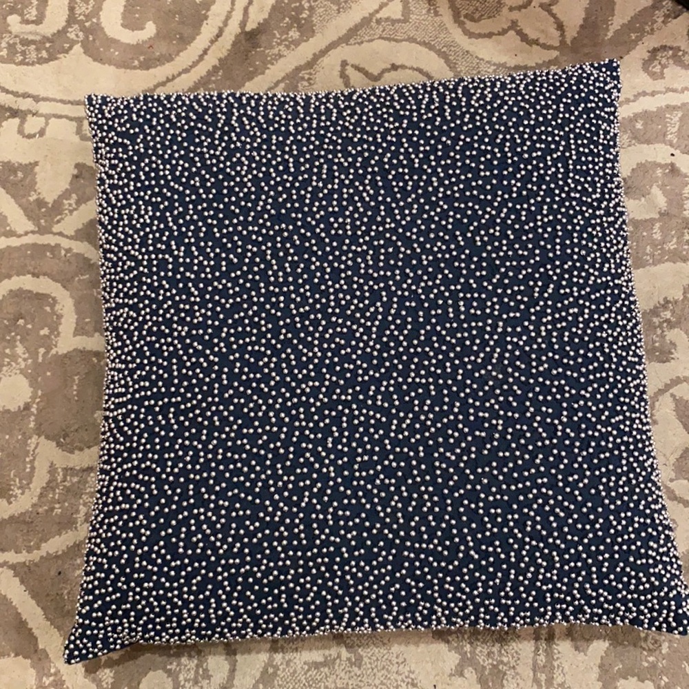 Beaded Decorative Pillow